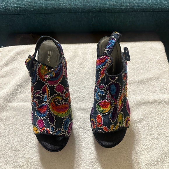 Stuart Weitzman Platform Sandals. - Picture 4 of 10